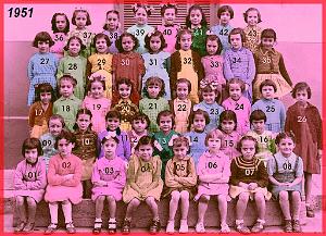 ECOLE BERTHELOT FILLES 1951 CEX